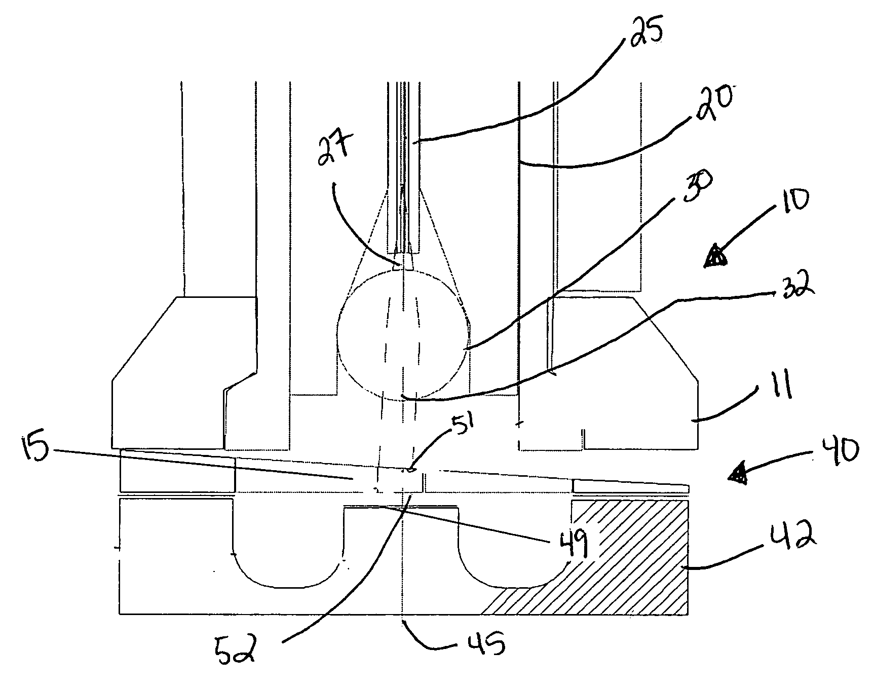 High intensity fabry-perot sensor