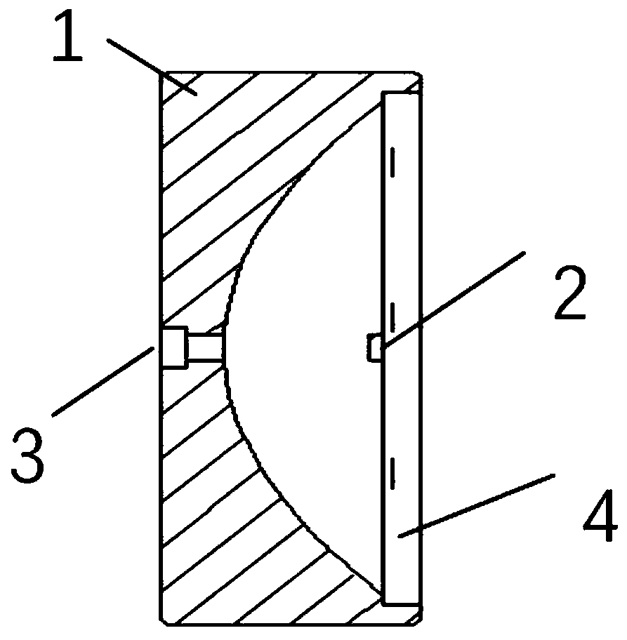 Laser transmitting antenna