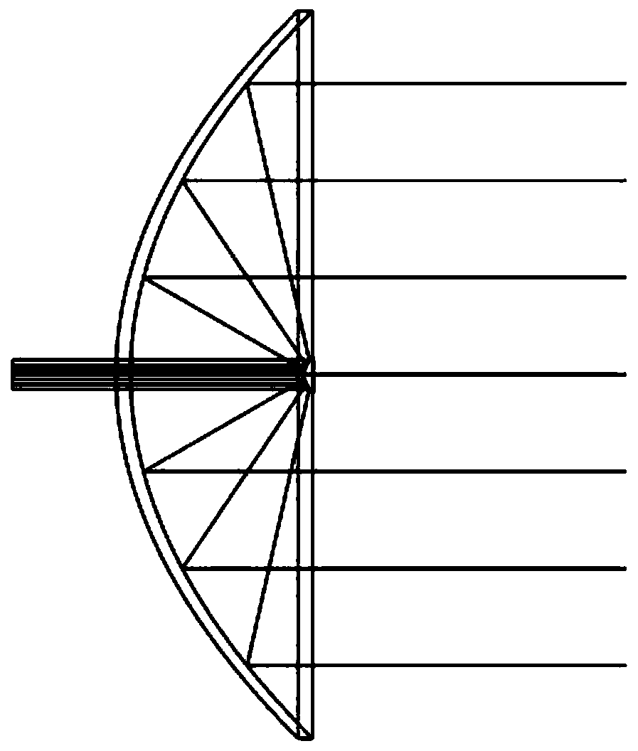 Laser transmitting antenna