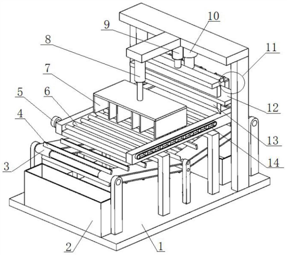 Automatic measurable plate shearing machine for flange production