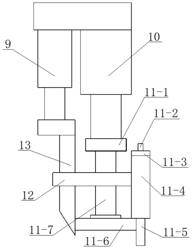 Automatic measurable plate shearing machine for flange production