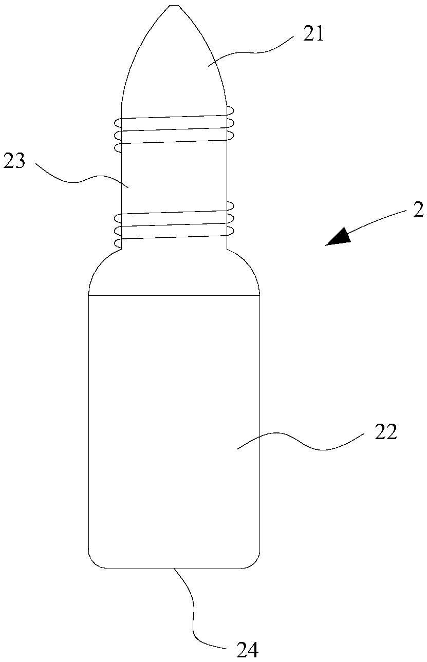 Device for assisting in putting eyedrops in eyes