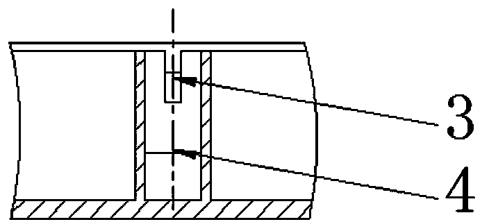 Lead-acid storage battery housing structure