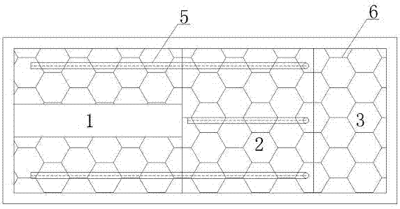 Improved A/O integrated sewage treatment process with four internal circulations