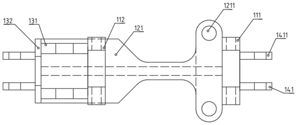 Monorail crane driving device