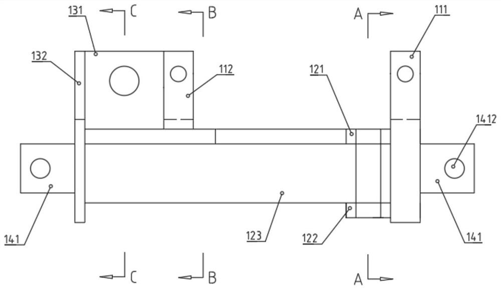 Monorail crane driving device