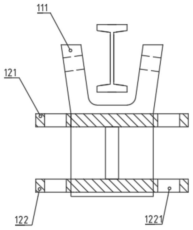 Monorail crane driving device