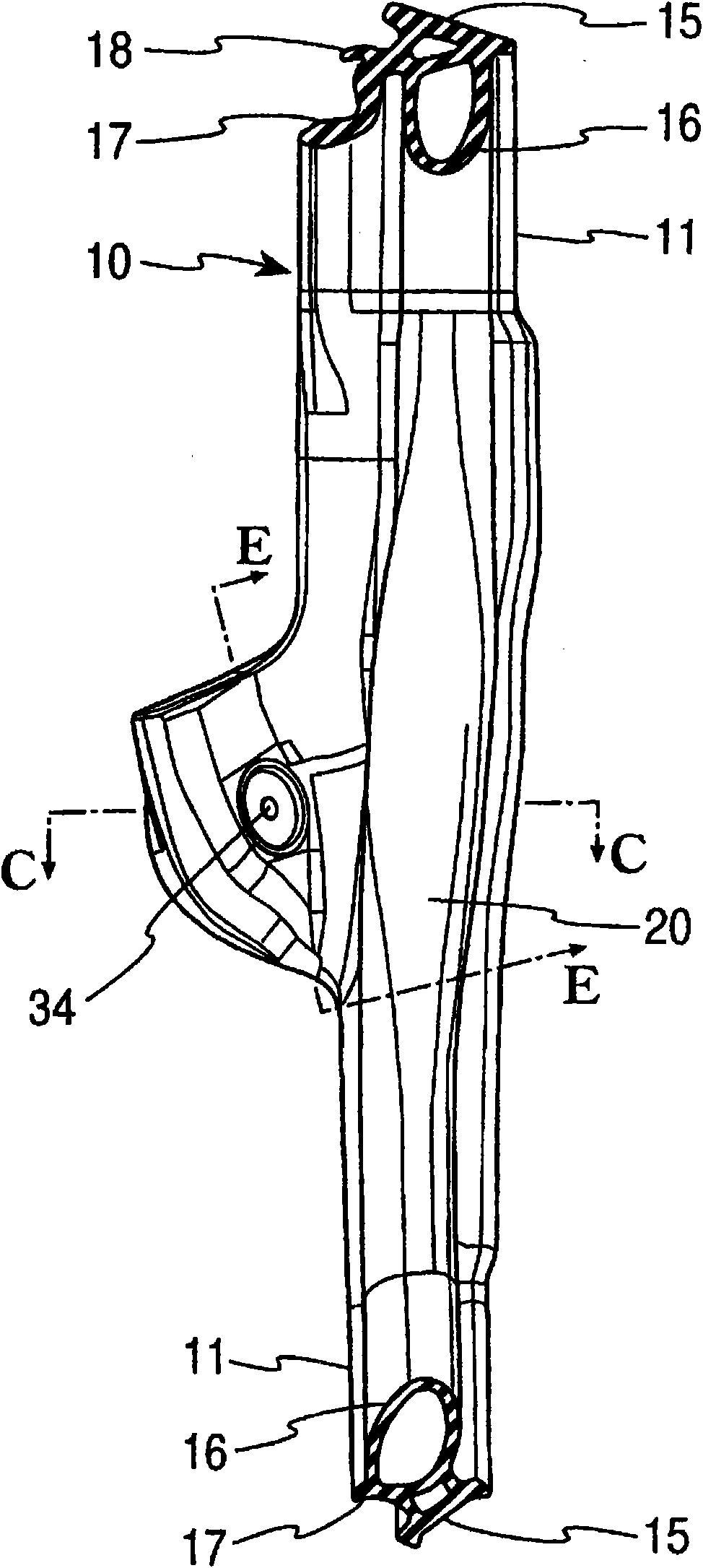 Car door sealing strip