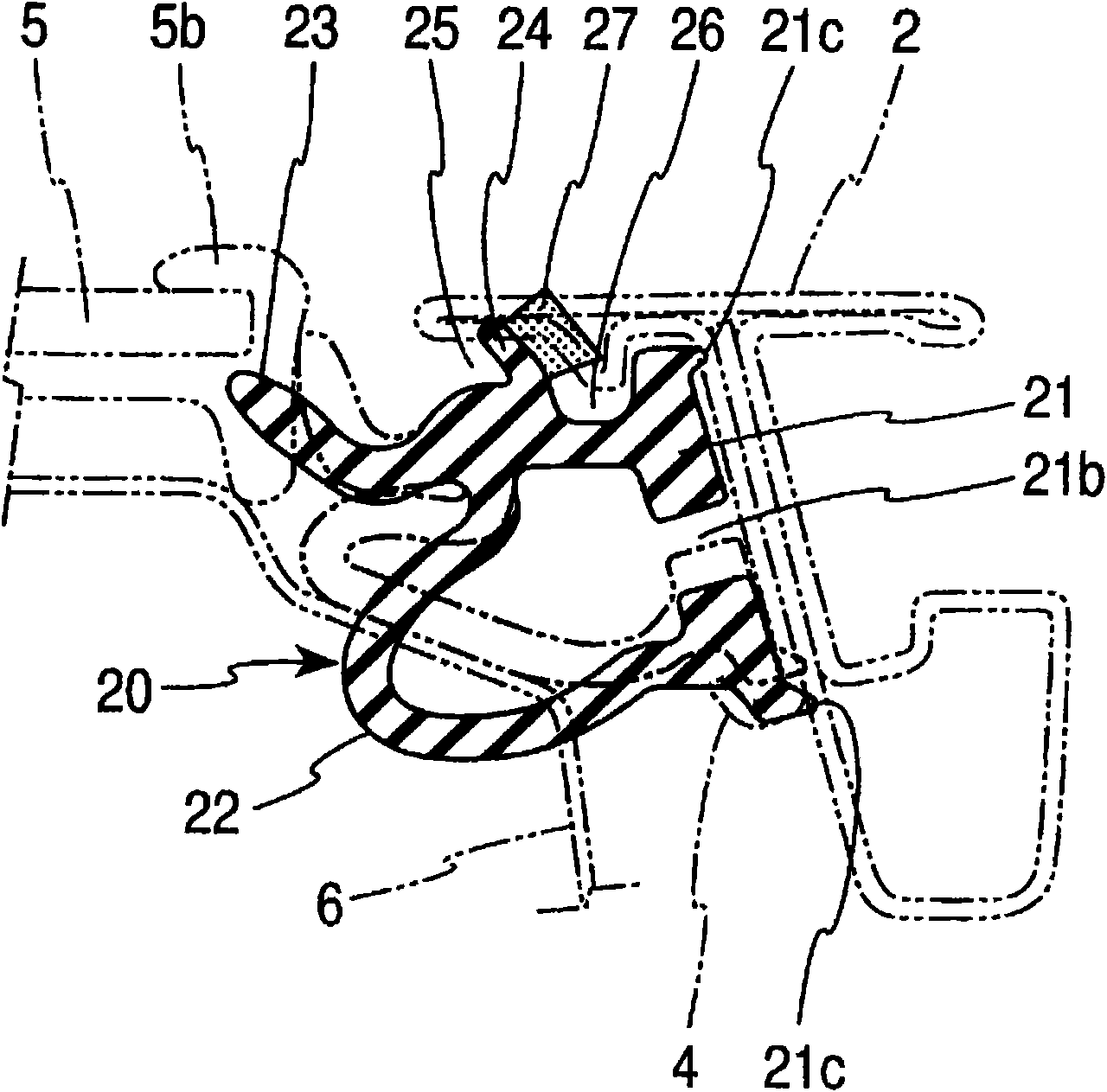 Car door sealing strip