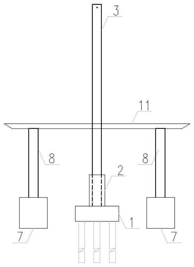 Suspension cable-arch combined system bridge structure and assembly construction method thereof