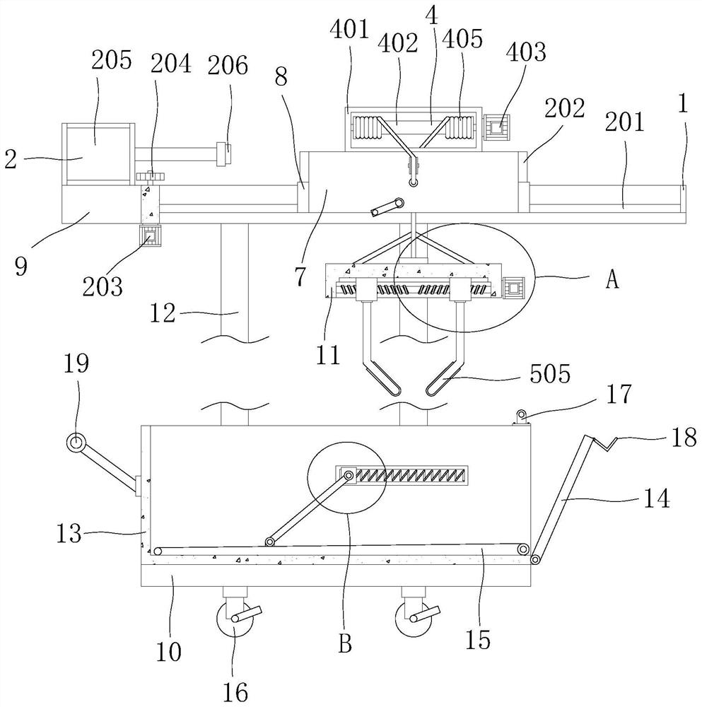 Wood raw material stacking device for wood product production