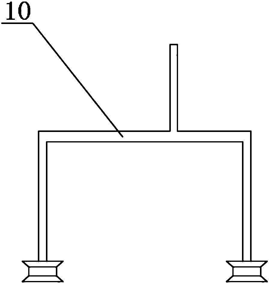 Glass processing clamping device