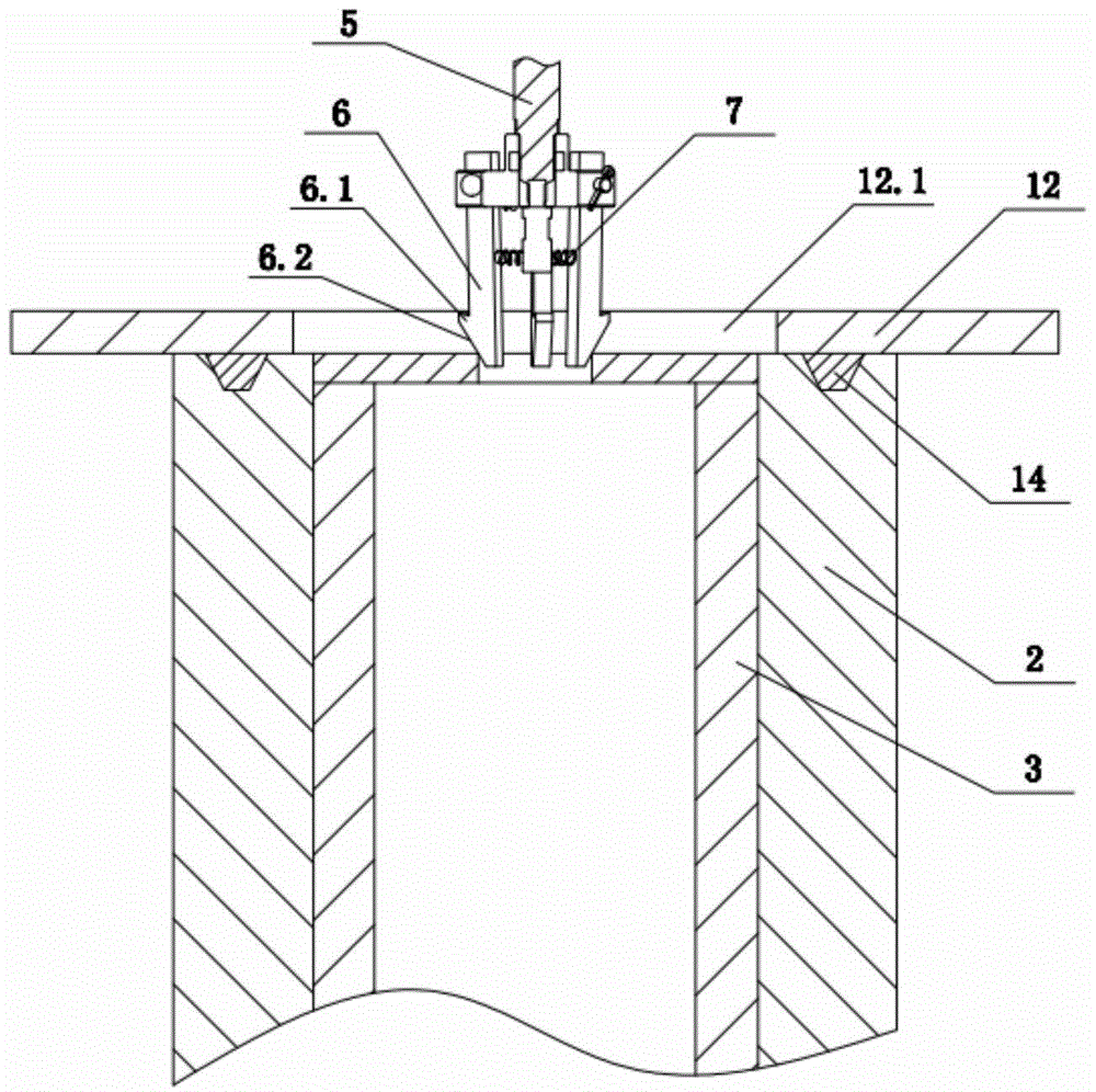 Filter tube ejection device