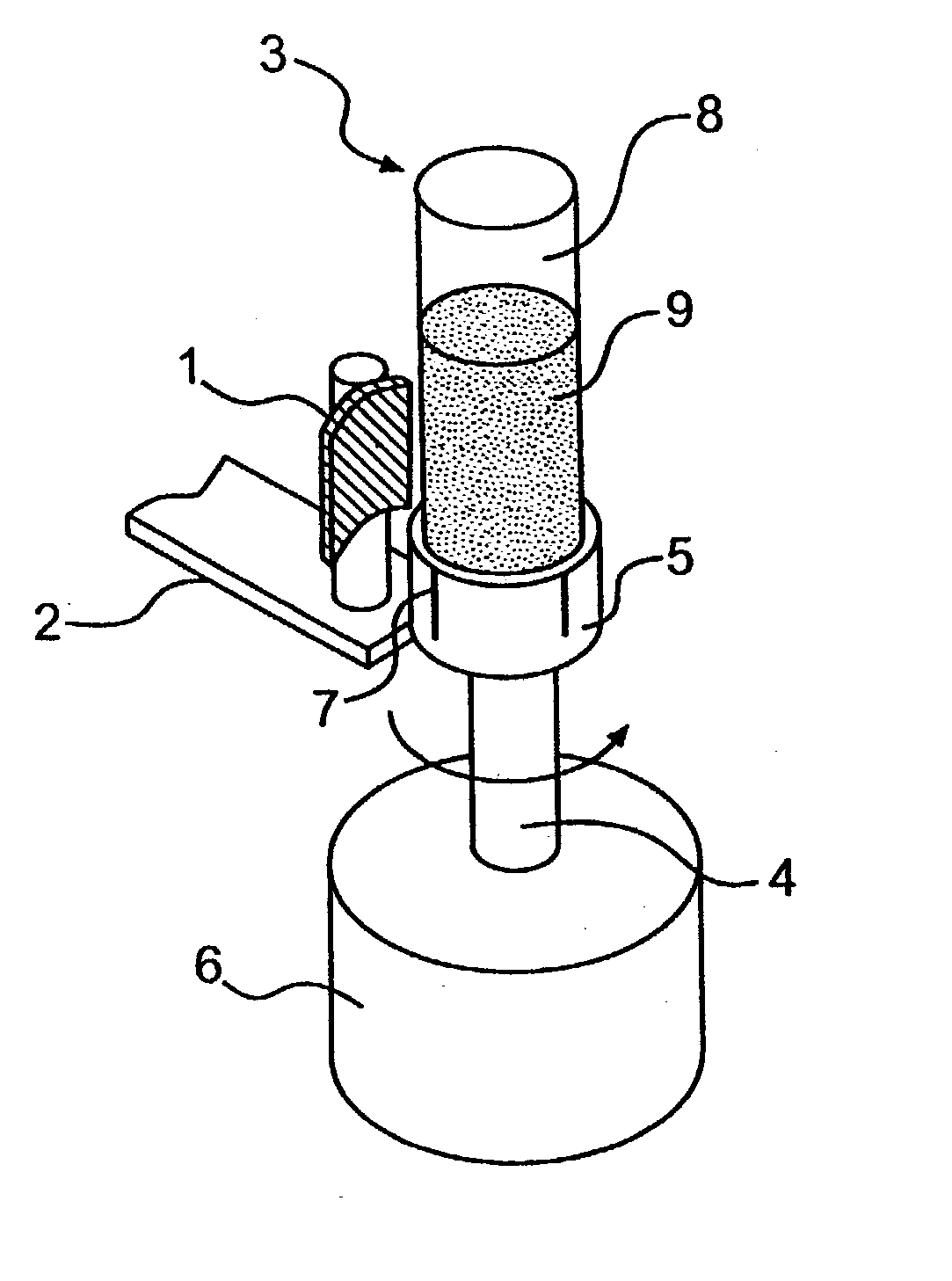 Apparatus and method for processing magnetic particles