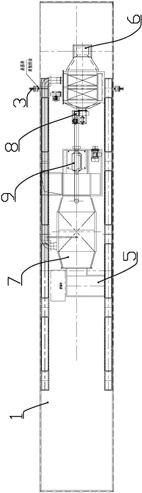 Drying kiln for non-dismantling heat insulating template