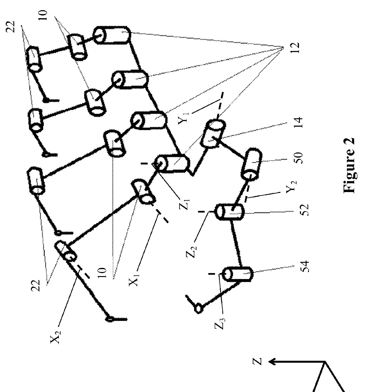 Hand motion-capturing device with force feedback system