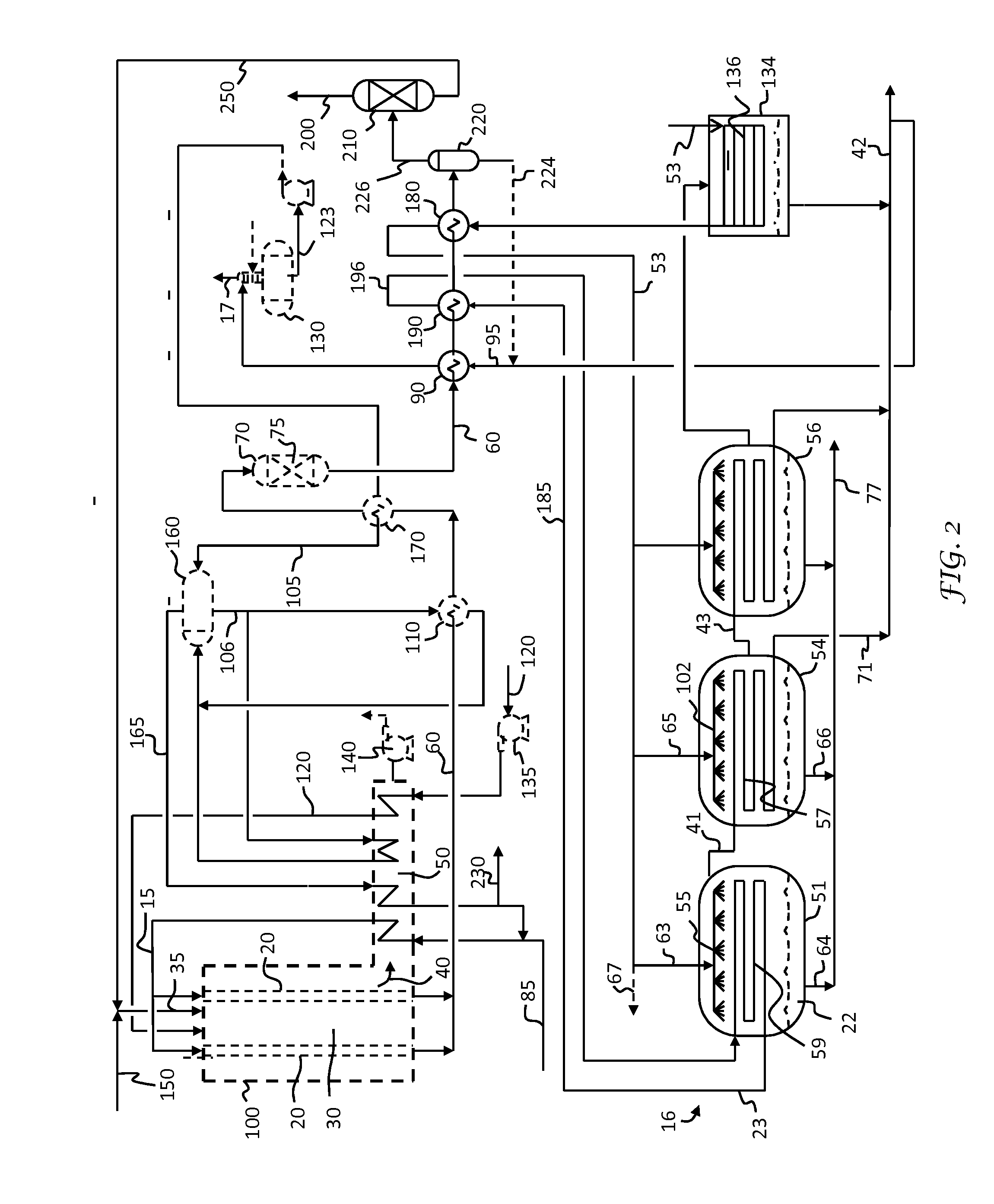 System and Process for Producing a H2-Containing Gas and Purified Water