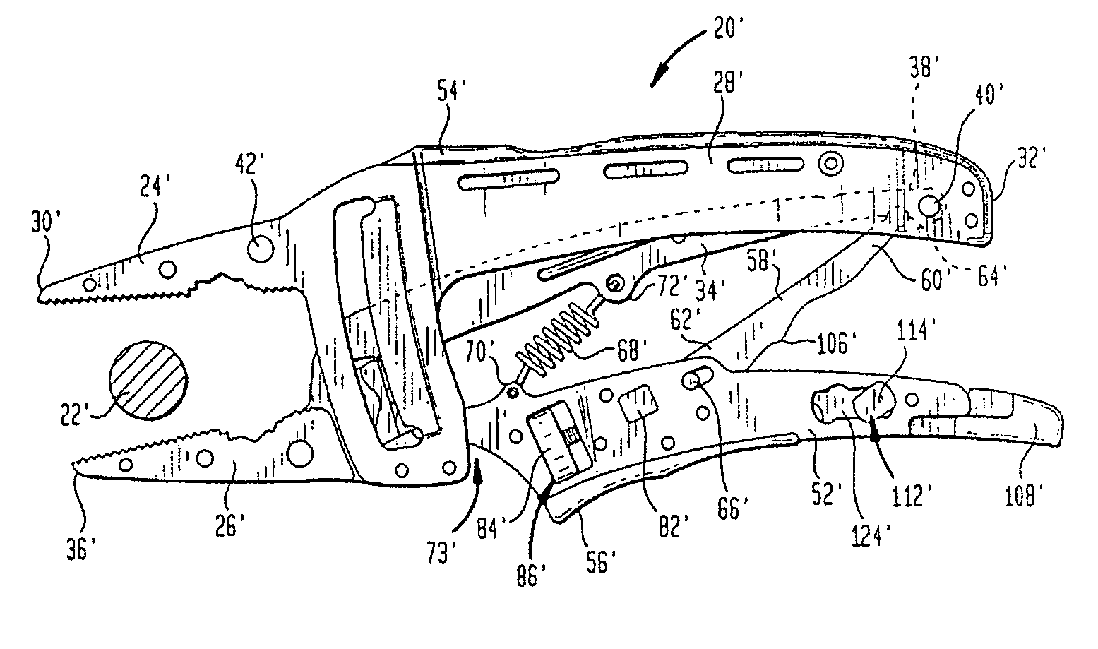 Self-adjusting pliers