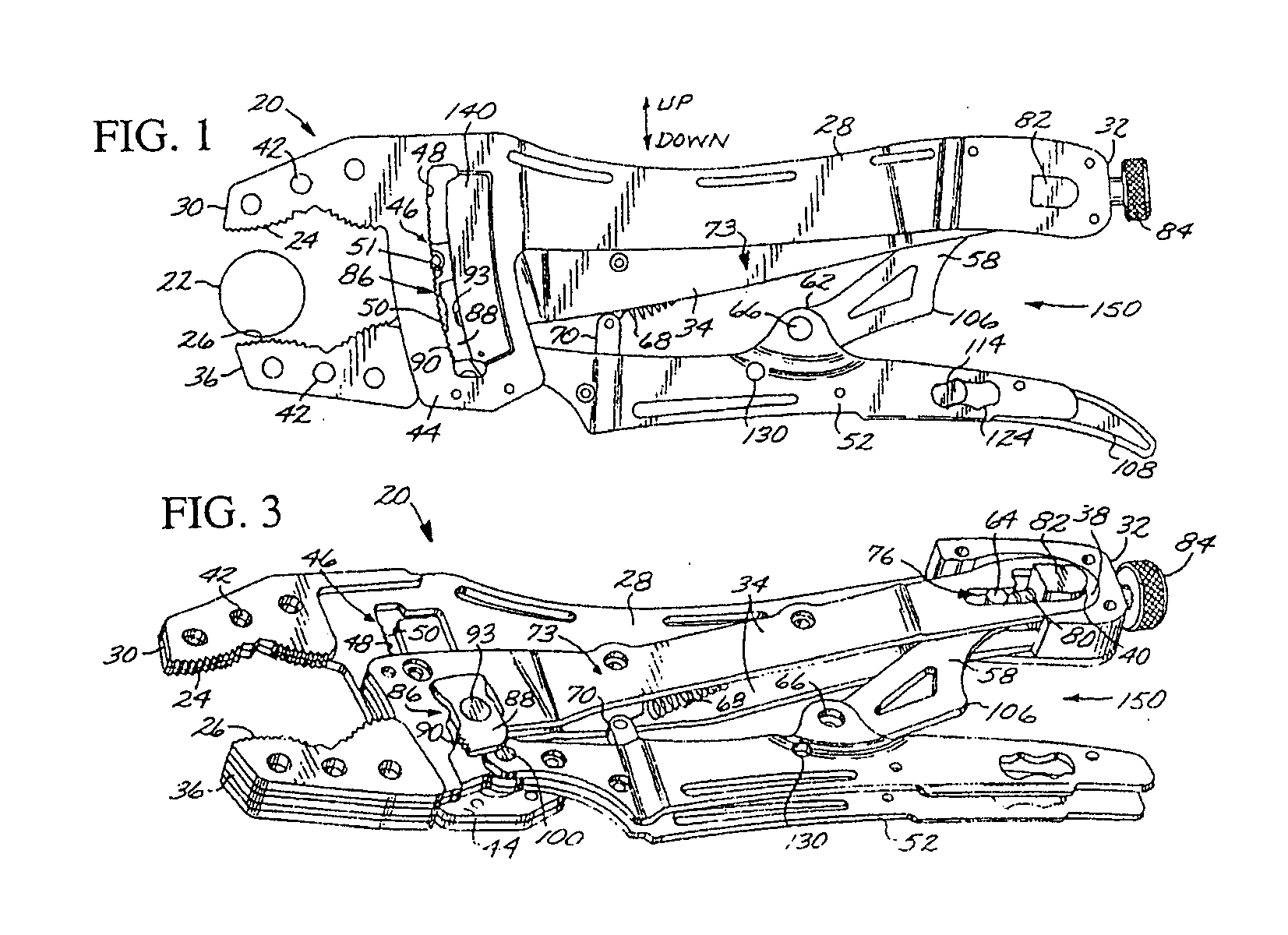 Self-adjusting pliers