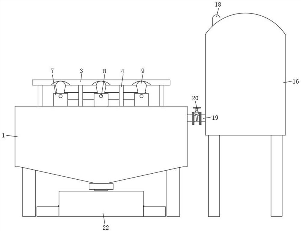 Pig hair peeling and cleaning integrated equipment