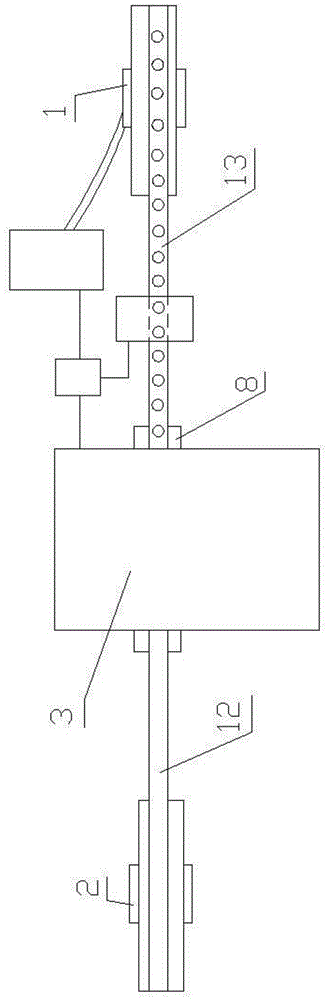 Feeding and receiving device of punch press