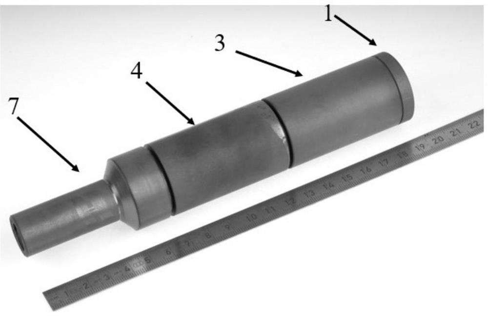 Mold for preparing tricrystal and preparation method of tricrystal