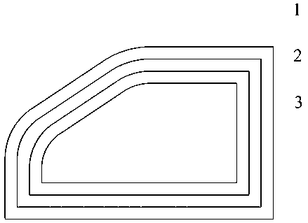 Aluminum alloy car body structure of rail car