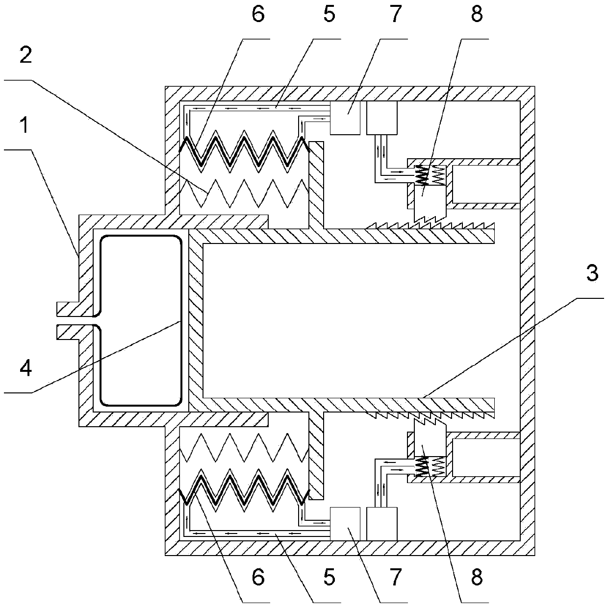 Underwater glider with memory-alloy driving attitude control