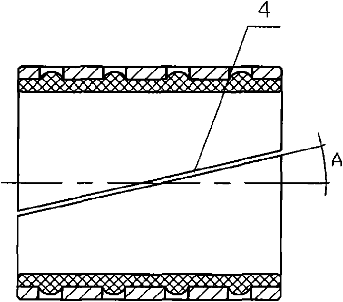 Light and thin type self-lubricating bearing and manufacturing method thereof