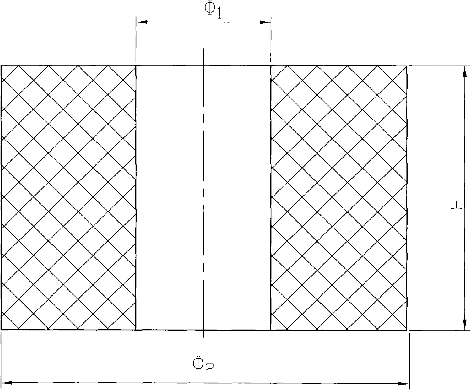 Light and thin type self-lubricating bearing and manufacturing method thereof