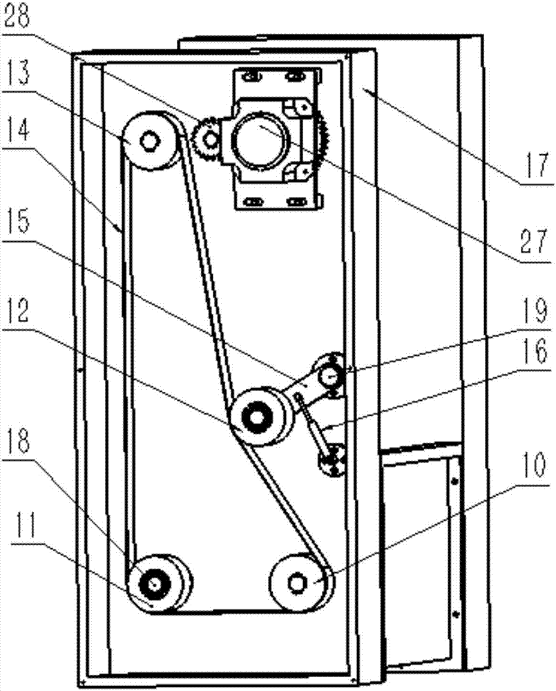 Double-face polishing arm device for polishing propeller of large-sized ship