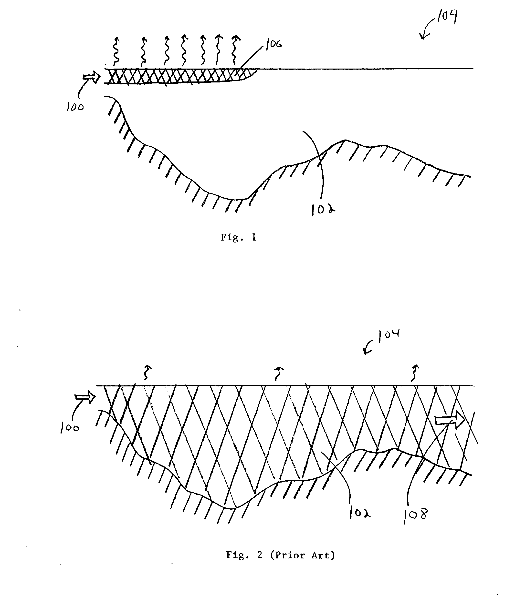 Enhanced surface cooling of thermal discharges