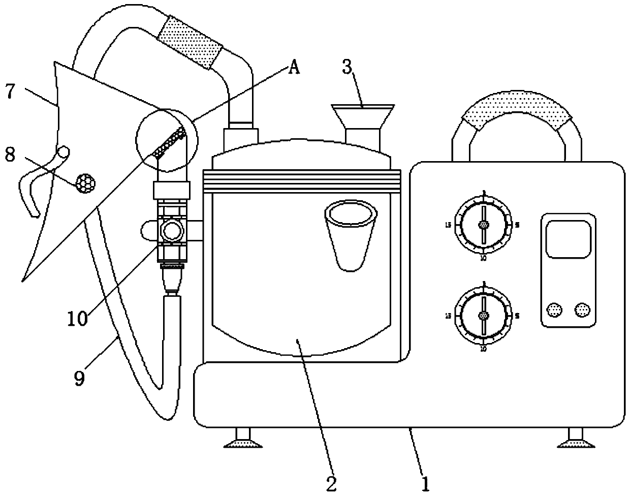 Quantitative atomization device based on intermittent absorption