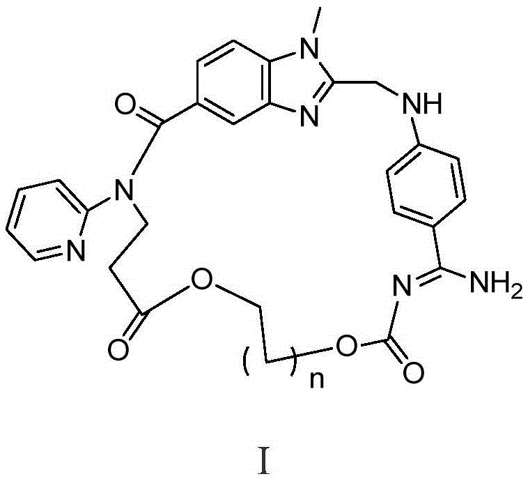 Dabigatran cyclic derivatives and preparation method and application thereof