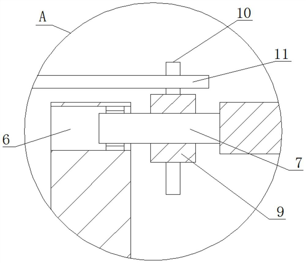 A LED light panel aging test device