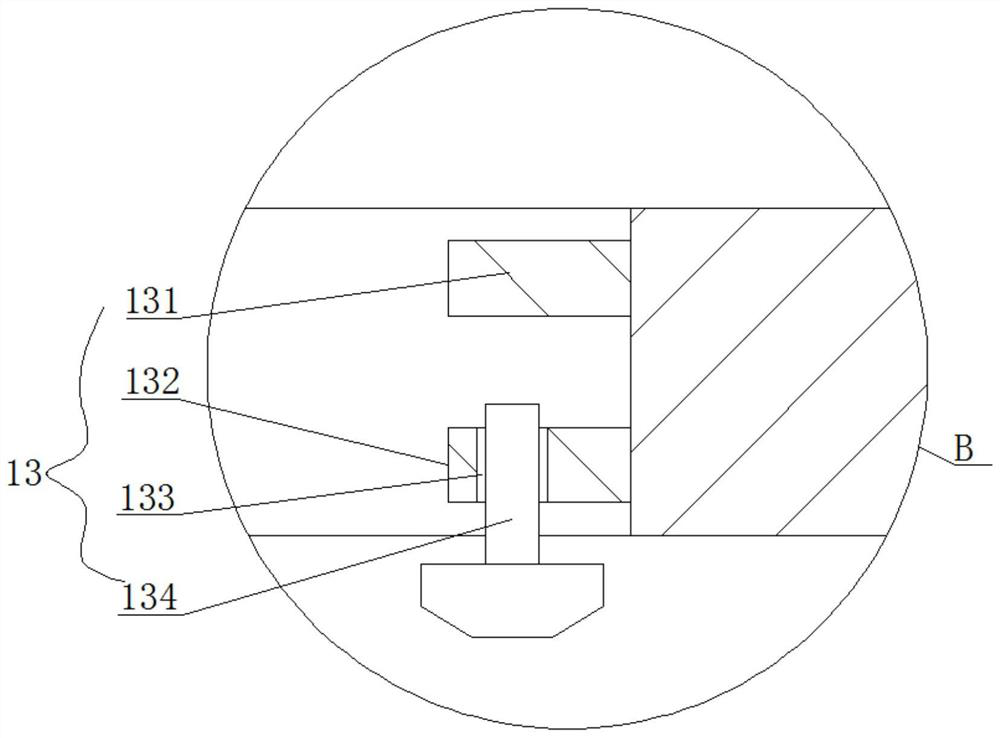 A LED light panel aging test device