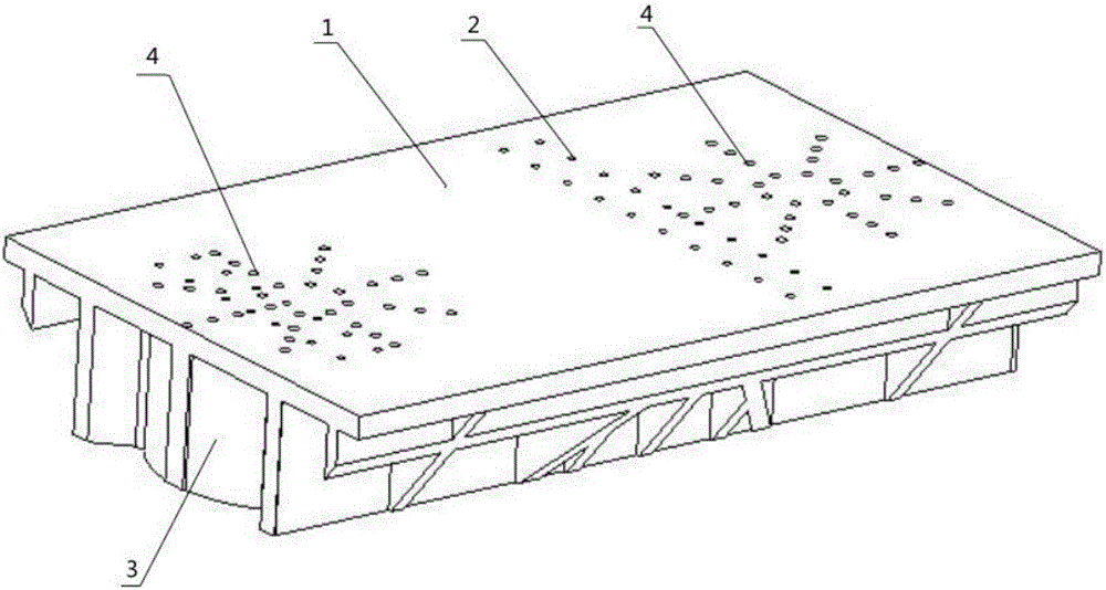 Double-vibration-table connection structure