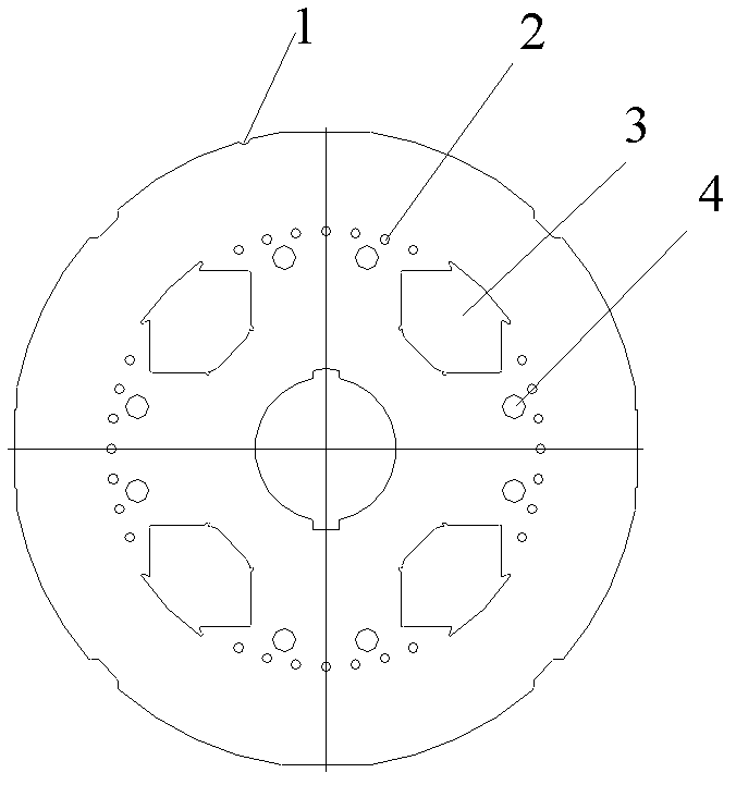 Technology for machining stator/rotor punching piece