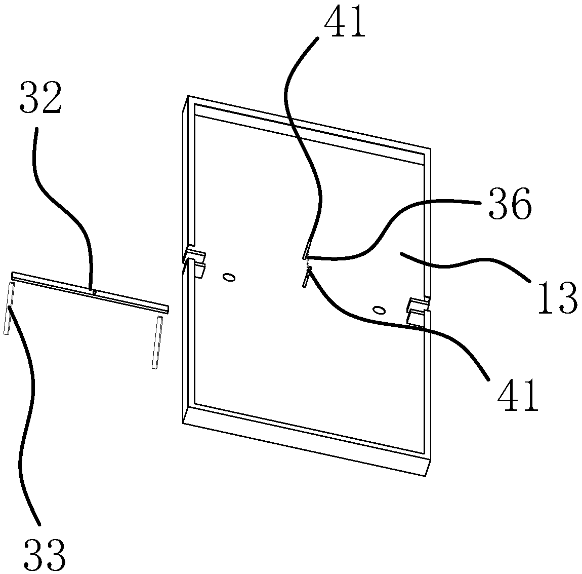 Double-door opening mode power distribution cabinet