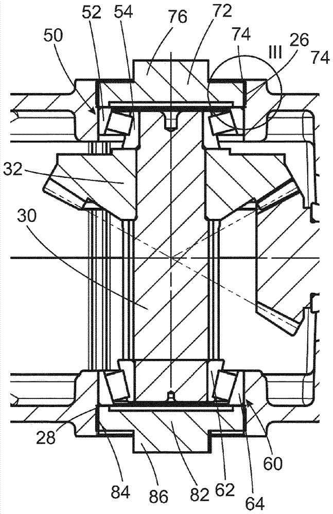 Transmission and method for adjusting the circumferential backlash of the transmission