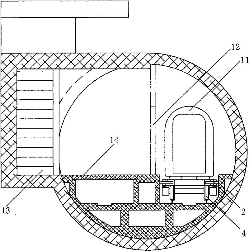 Lead rail type dual-lead wheel rail transport system