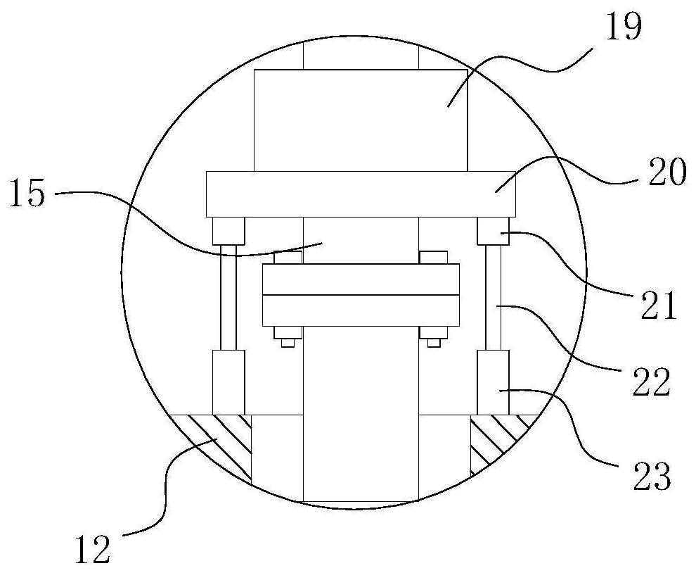 Self-locking device for lifting structure of mining machinery