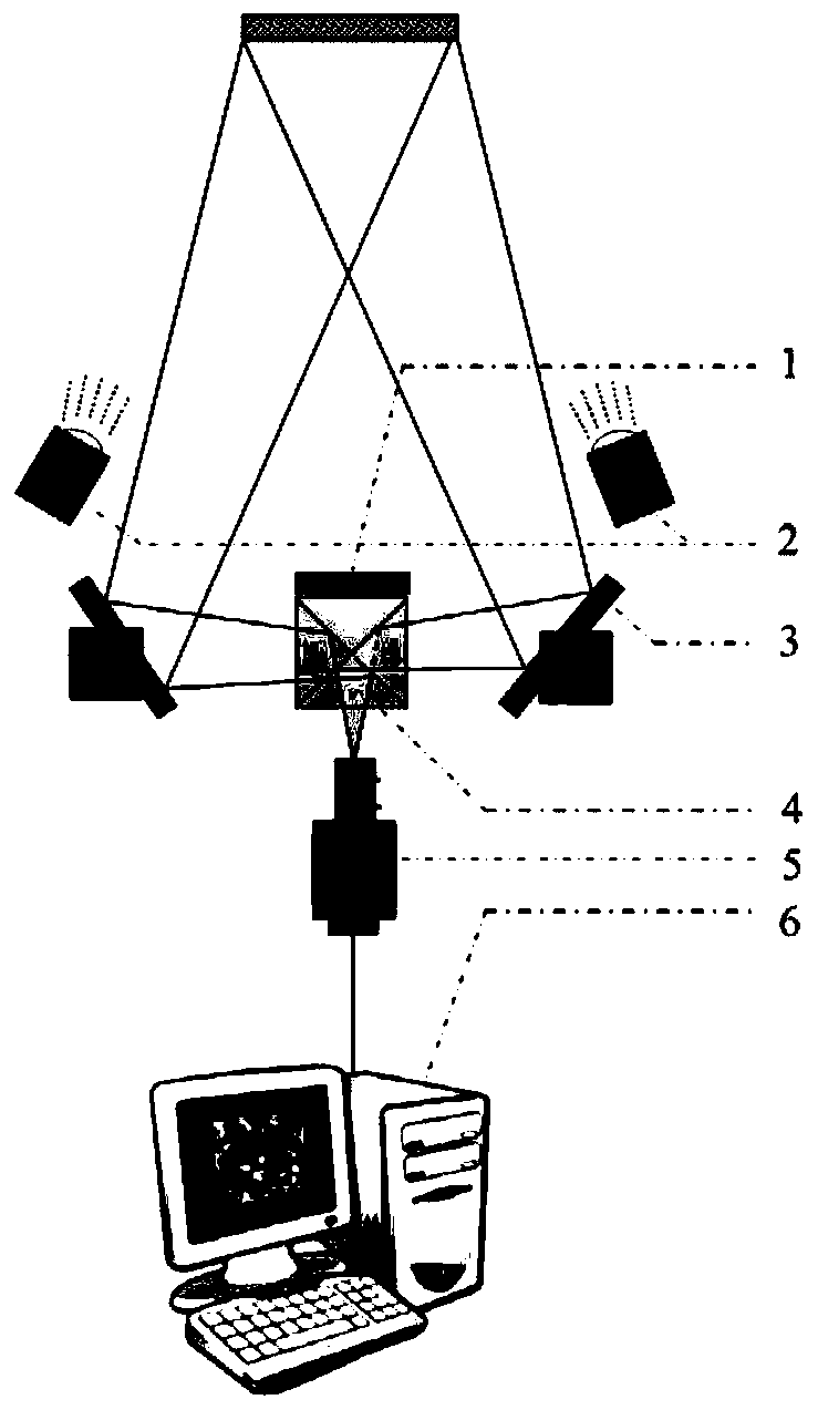 Novel single-camera three-dimensional digital image correlation system using light combining prism