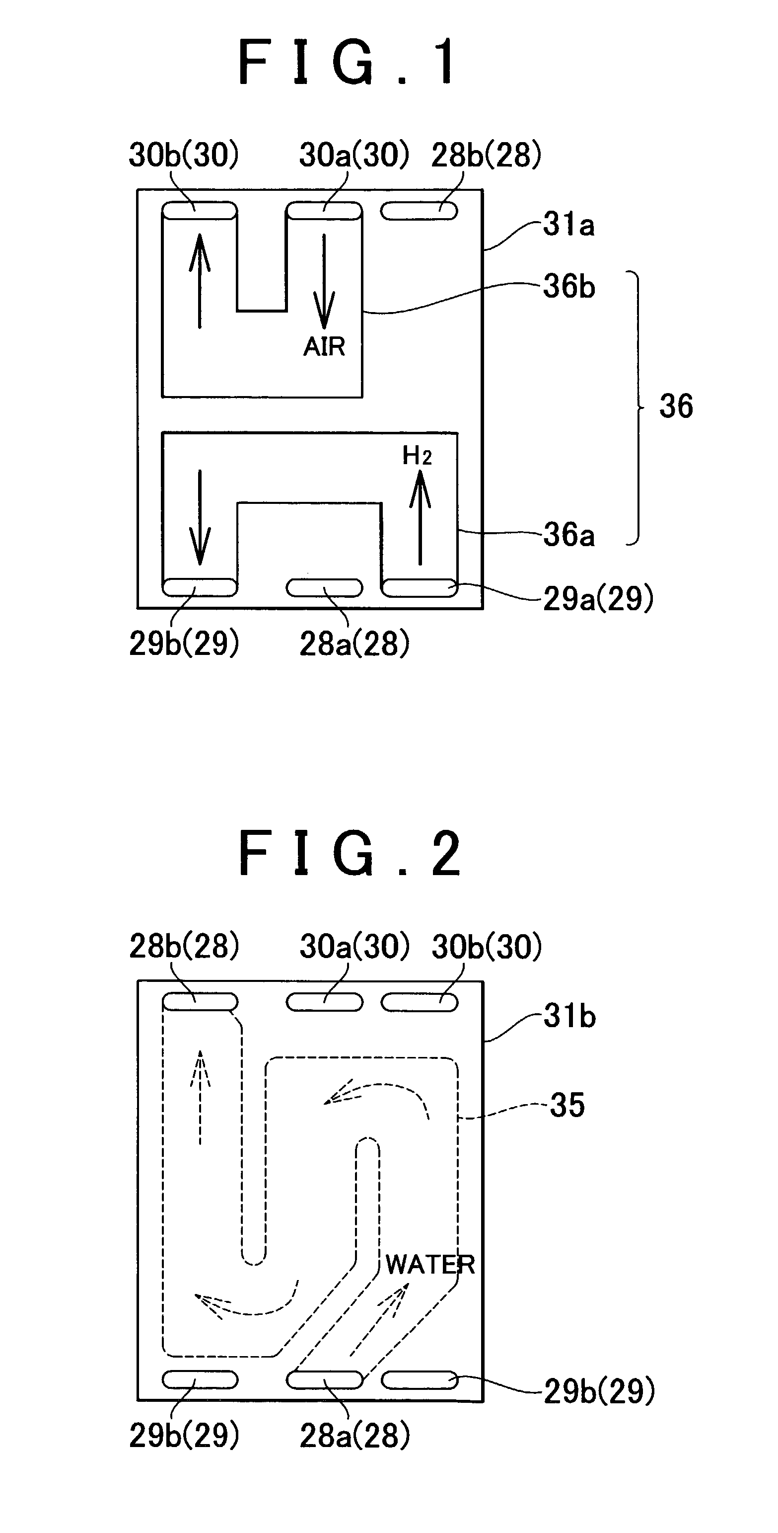 Fuel cell stack structure