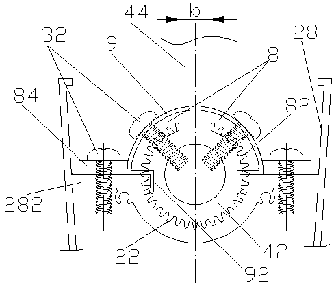 Sunshade line system with adjustable angle and mounting method thereof