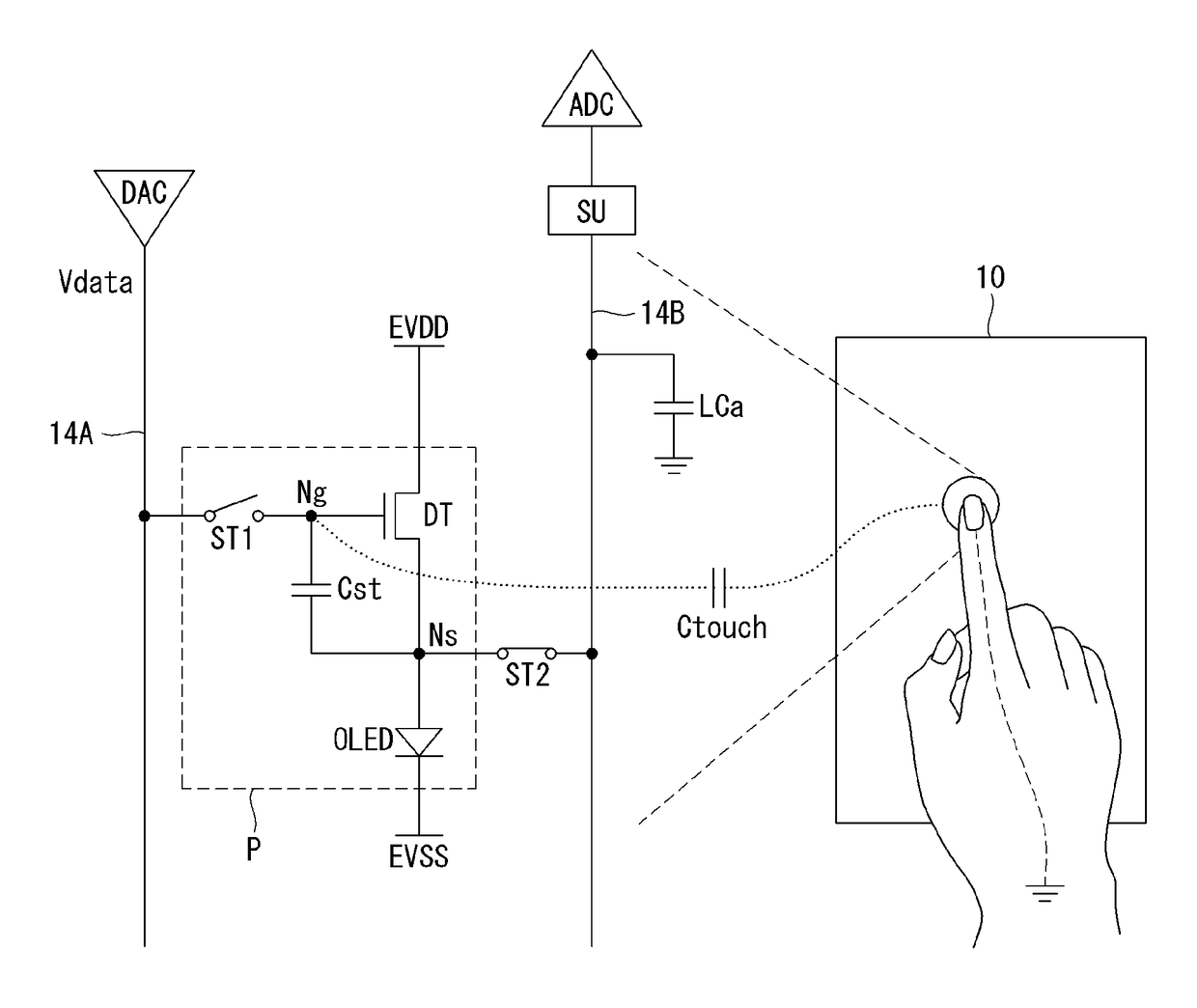 Touch sensor integrated display device and method for driving the same