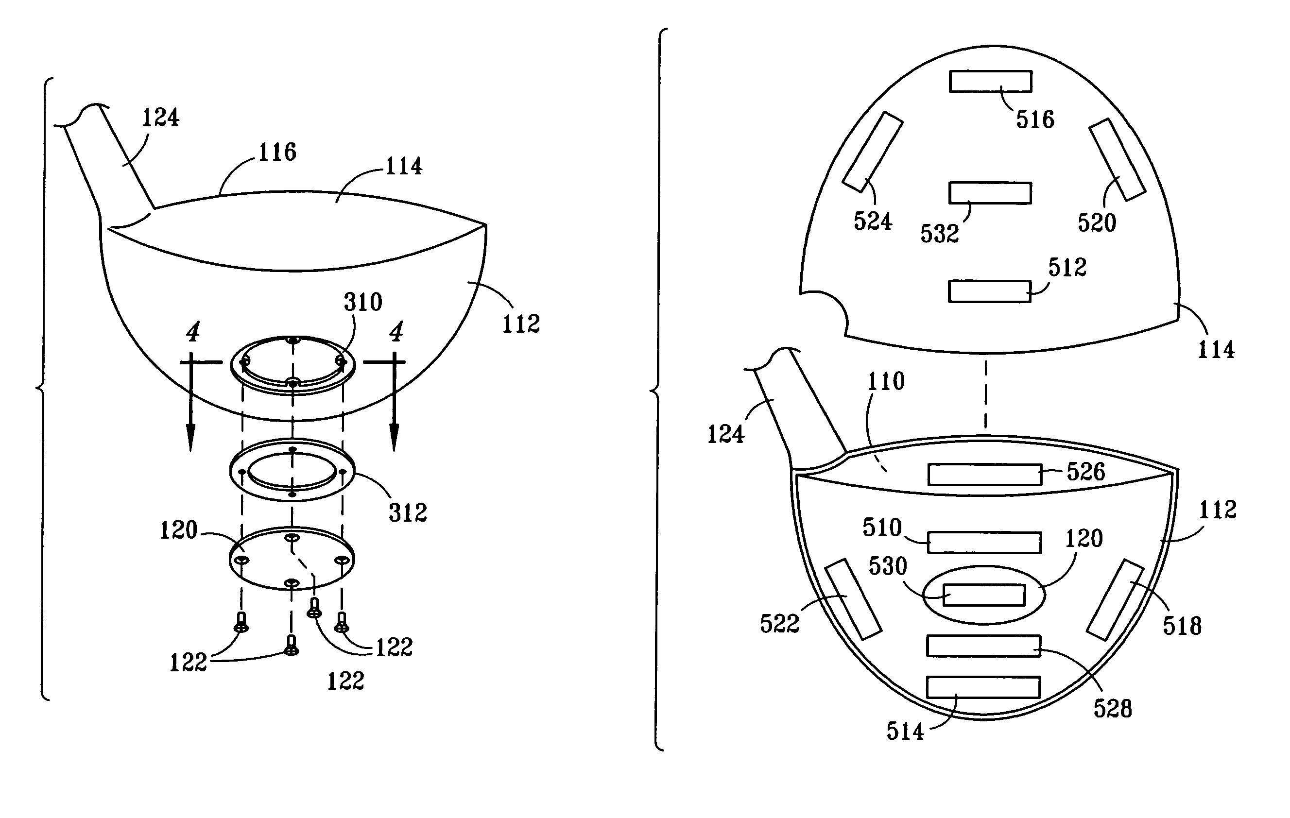 Customizable center-of-gravity golf club head