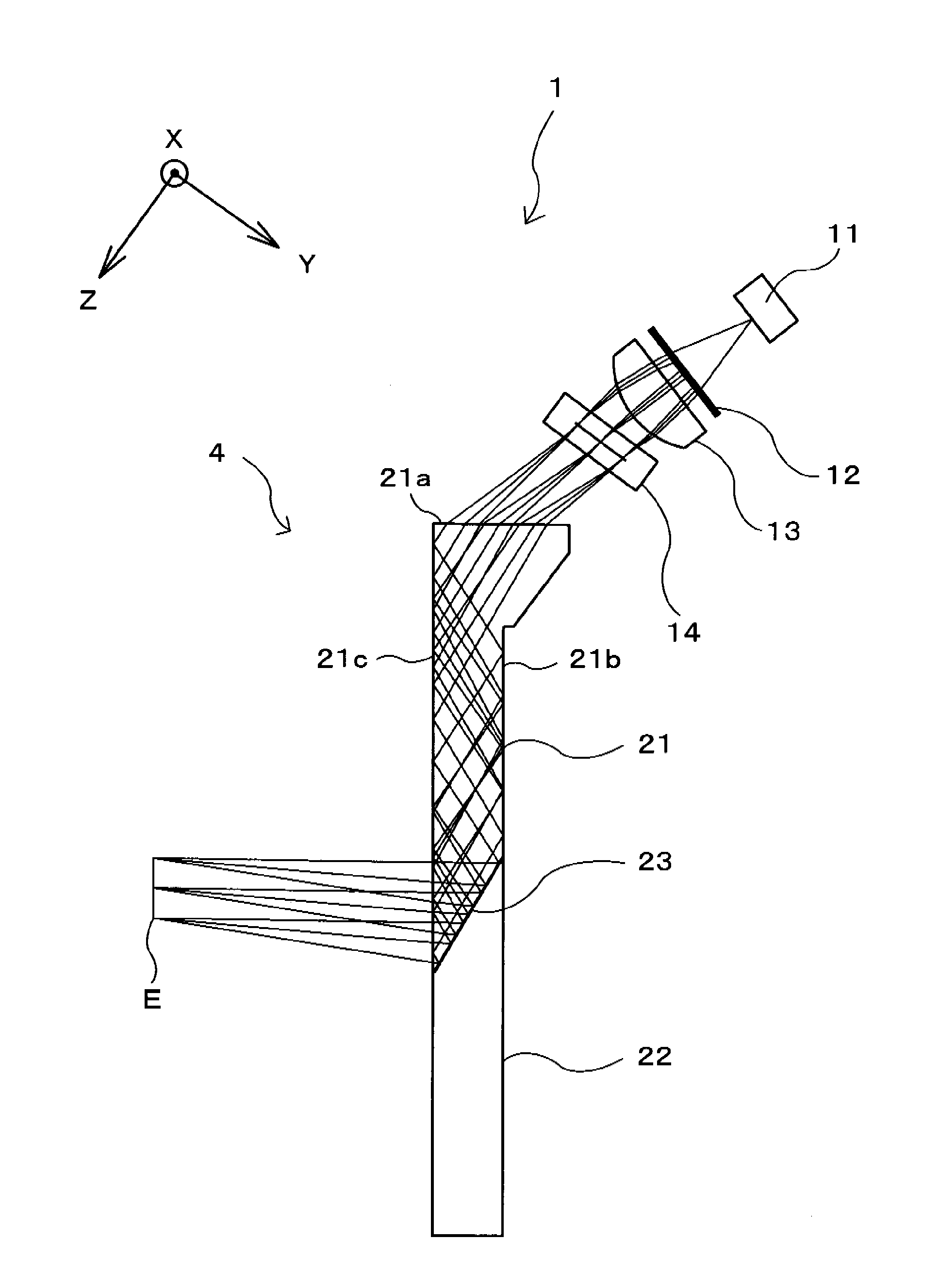 Hologram optical element, method of fabrication thereof, and image display apparatus