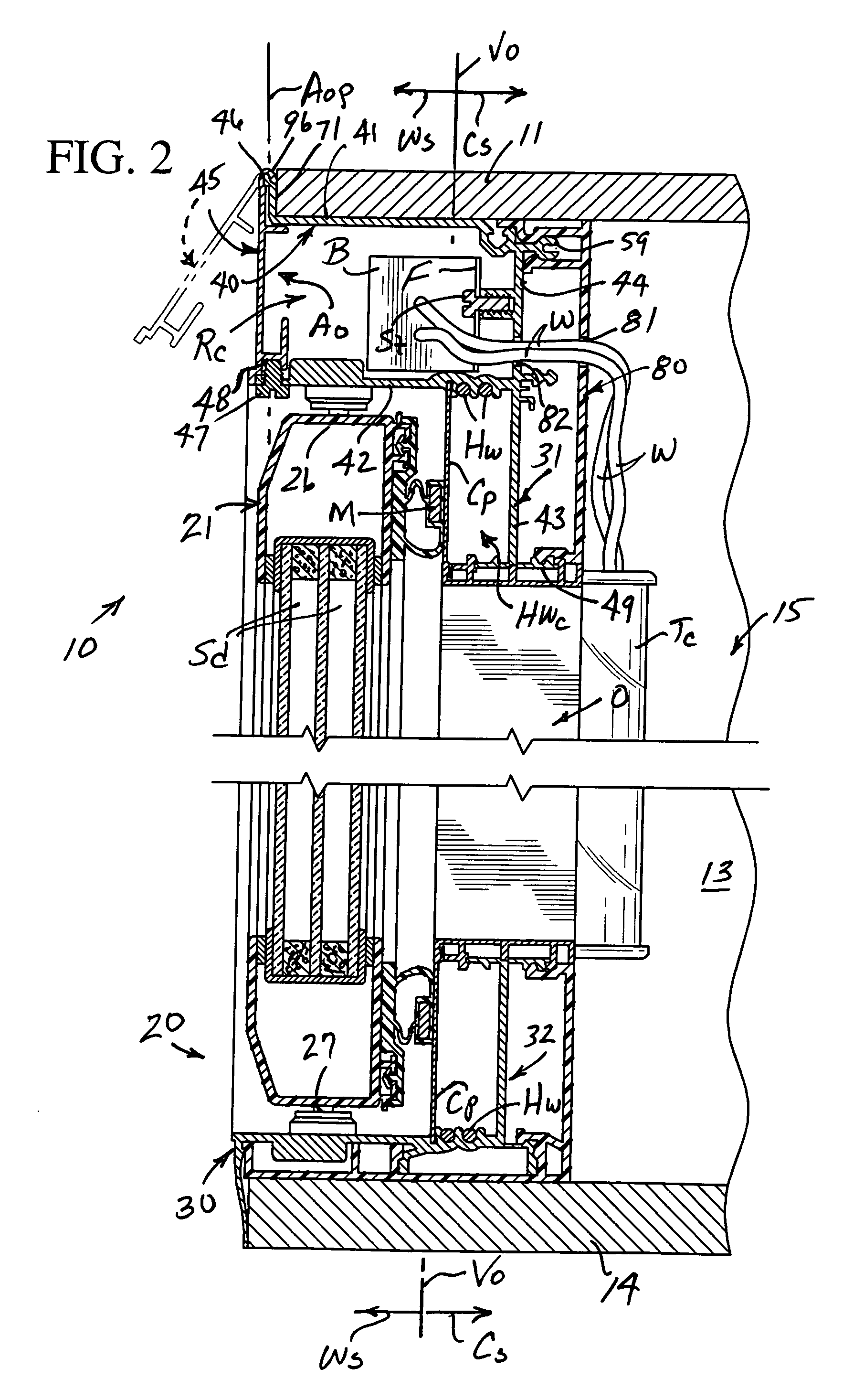 Product display case door frame having an integrated raceway