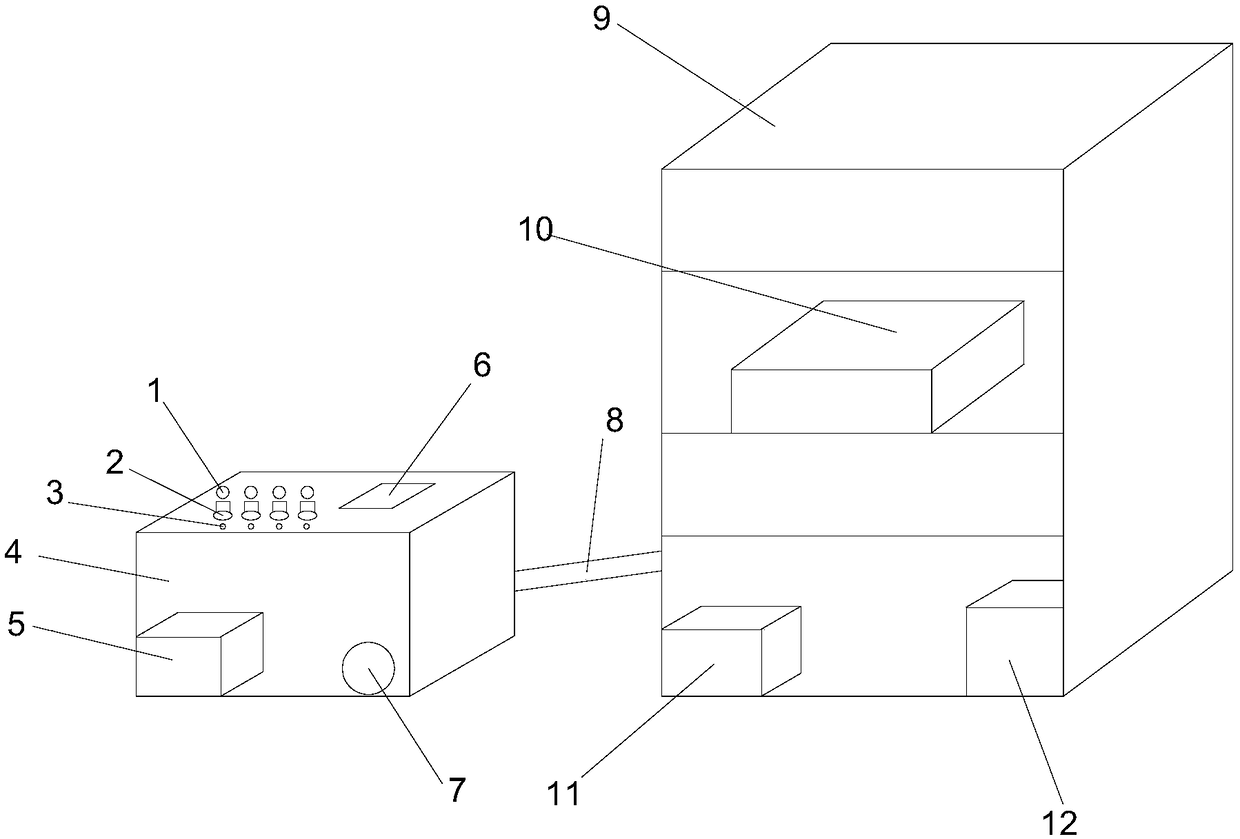 Cell illumination experiment box